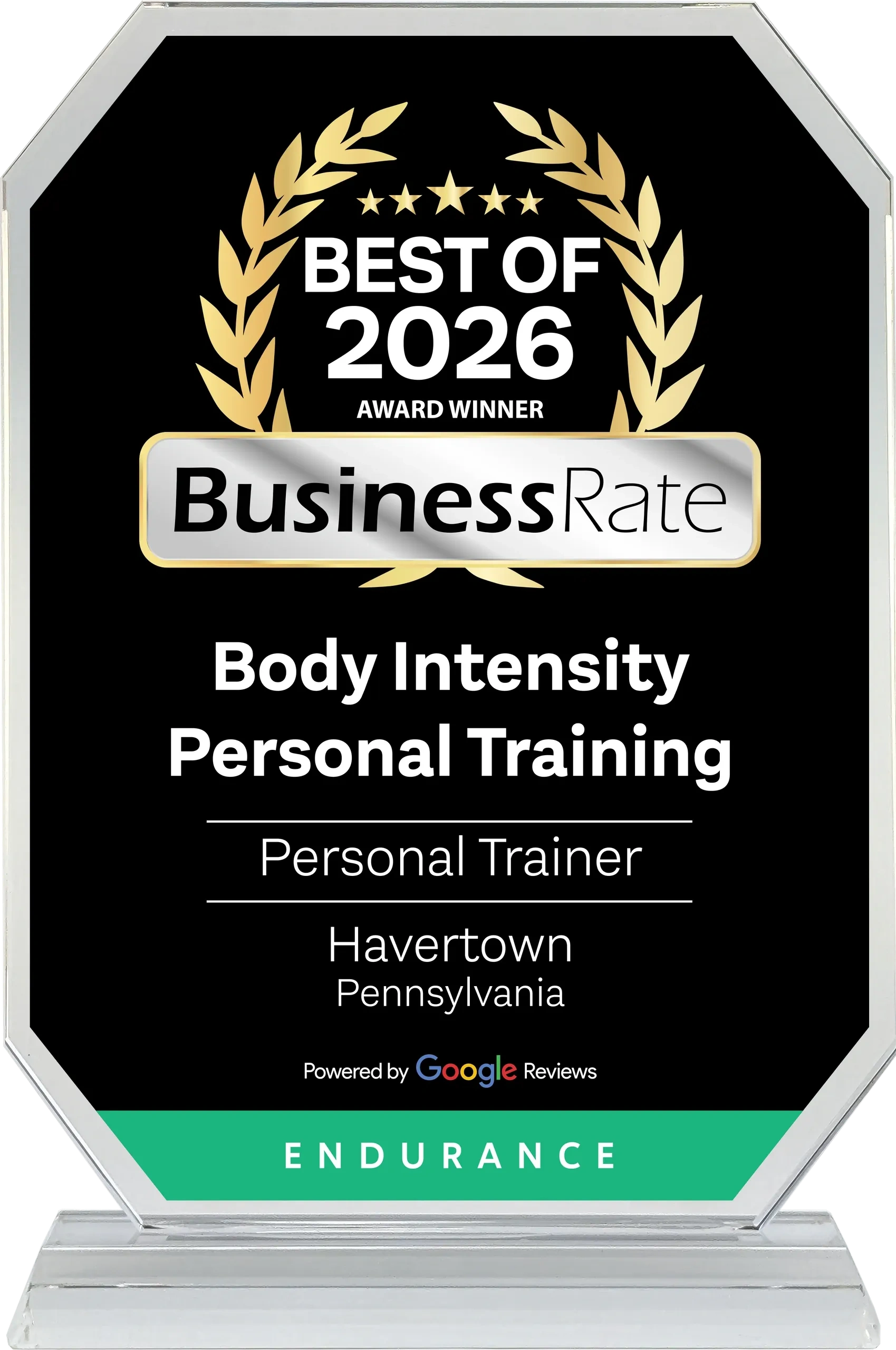 Best of 2026 Award Winner - Body Intensity Personal Training